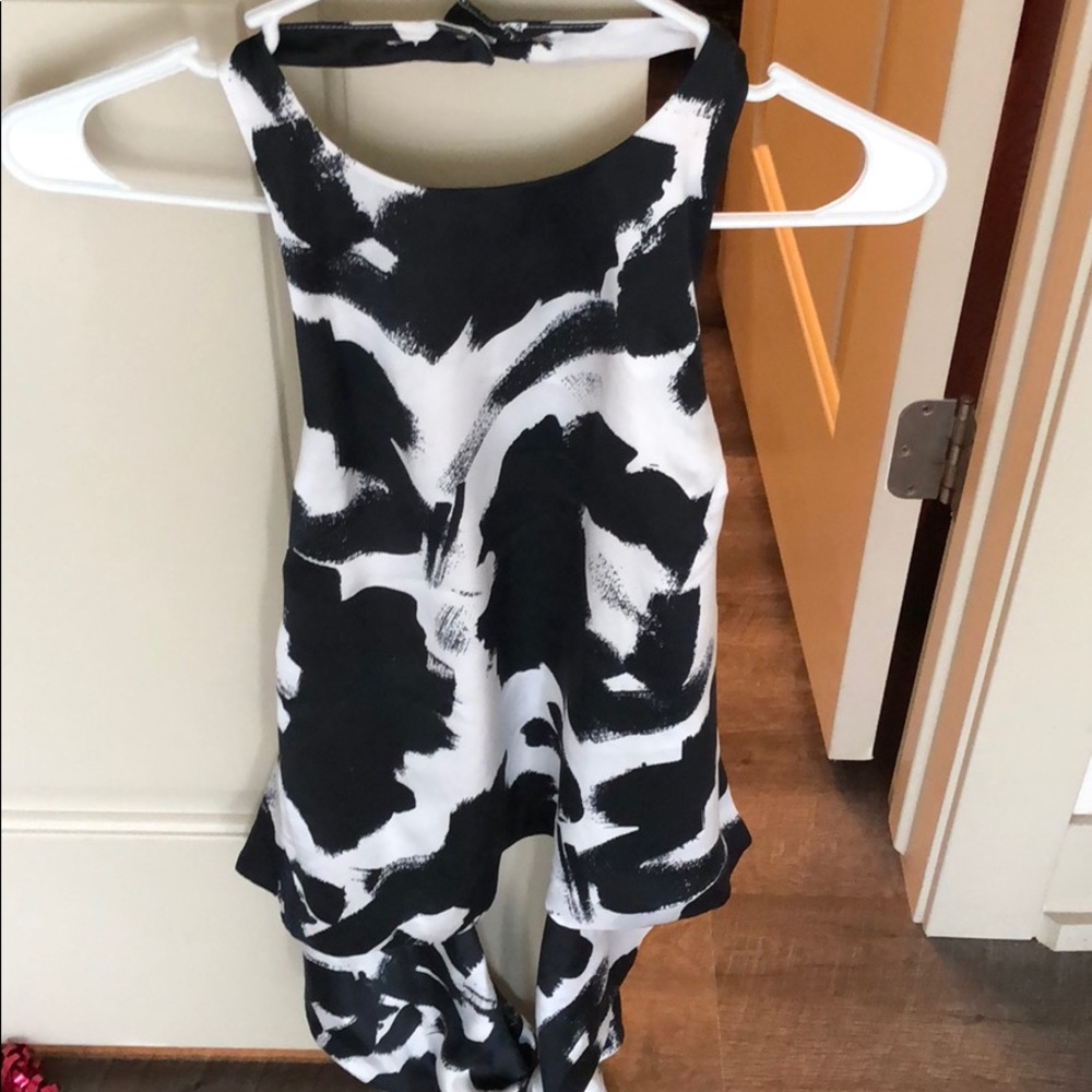 Kendall and Kylie open back shirt